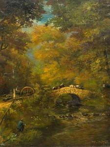 HILL W.H 1800-1800,Horses Towing Wood Over a Bridge,5th Avenue Auctioneers ZA 2017-06-11