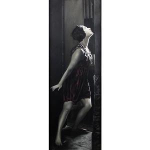 Hill William Edward,Life size portrait of celebrity, Nazimova,1920,Ripley Auctions 2018-10-27