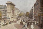 HILLAIRET Anatole Eugene 1880-1928,Parisien street view,Matsa IL 2017-10-25