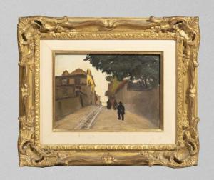 HILLAIRET Anatole Eugene,Vieux Montmartre, la rue du Mont-Cenis,1911,Kapandji Morhange 2022-06-24
