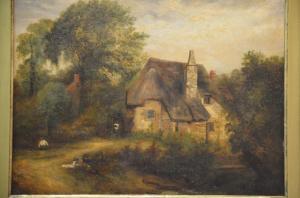 HILLER H A,A thatched cottage,1939,Andrew Smith and Son GB 2014-10-22