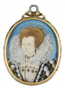 HILLIARD Nicholas,PORTRAIT OF A LADY, TRADITIONALLY IDENTIFIED AS QU,1590,Sotheby's 2018-12-06