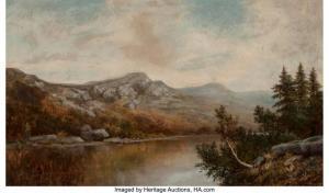 HILLIARD William Henry 1836-1905,New England Landscape,Heritage US 2022-02-10