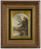 HILLIARD William Henry 1836-1905,Summer Landscape,1872,Brunk Auctions US 2020-05-15