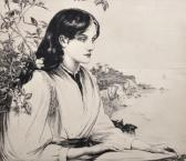 HILLIER Herbert 1900,Bust Portrait of a Young Lady,John Nicholson GB 2017-05-03