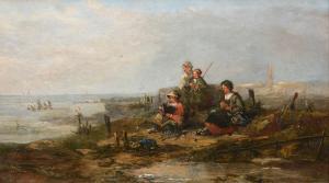 Hillier John,A group of fisherwomen and children looking out to sea,Dreweatts GB 2017-12-12