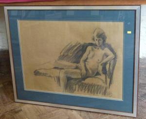Hills Adrian,reclining female nude,Peter Wilson GB 2017-09-28