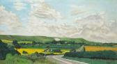 HILLS J 1900-1900,Panoramic landscape with hills,Eastbourne GB 2022-01-26