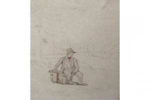 HILLS Robert 1769-1844,A Boy seated, a landscape beyond,Brightwells GB 2015-12-09