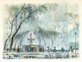 HILLYER AVERY RALPH 1906-1976,Bryant Park, New York, NY,Cottone US 2021-06-17