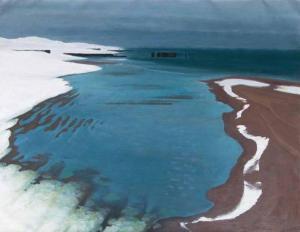 HILMERS Carl 1891-1978,Winter on a Sylt Beach,Stahl DE 2017-09-30