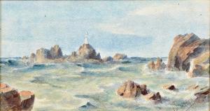 Hilson Jessie M 1880-1910,Three Channel Island Coastal Views,Rowley Fine Art Auctioneers 2018-02-20