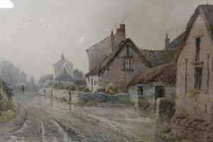 HILTON Henry 1800-1800,VILLAGE ON A WET DAY,Cuttlestones GB 2022-05-04