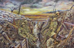 HILTON Jane 1960,The Somme 1916 - Under a Stormy Sky,David Duggleby Limited GB 2016-09-09