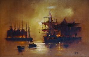 HILTON L 1800-1800,Ships by Moonlight,John Nicholson GB 2014-11-05