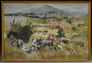 HINCHLIFF M.Barry,Evening Comes to La Palma label to ver,Bamfords Auctioneers and Valuers 2017-03-15