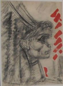 HINCZ Gyula 1904-1986,Női portré,Feny Gallery HU 2015-05-11