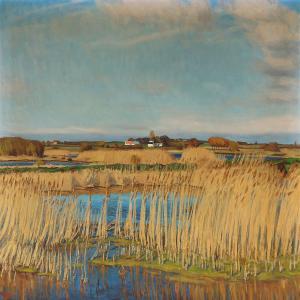 HINDEVAD Marius Jensen 1885-1977,Landscape,1938,Bruun Rasmussen DK 2015-06-29
