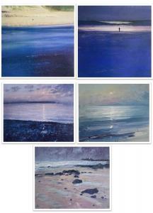 HINDLE MIKE 1966,Five seascape prints,David Lay GB 2021-07-22