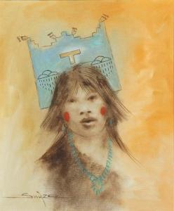 HINDS Patrick Swazo 1929-1974,Untitled,Santa Fe Art Auction US 2020-08-22