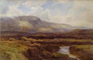 HINE Harry T 1845-1941,Moorland landscape,1890,Neales GB 2007-02-19