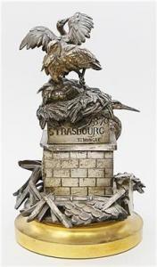 HINGRE Louis,Ausgefallene Skulpturengruppe: Kaminsockel mit Sto,Reiner Dannenberg 2020-06-18