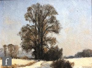 HIPKISS Percy 1912-1995,A wooded landscape in winter,Fieldings Auctioneers Limited GB 2022-04-21