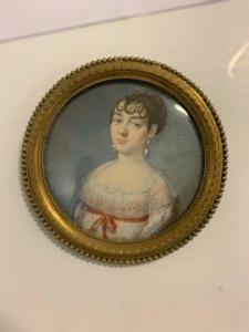 HIPOLITE Auguste 1765-1830,Jeune femme en buste vers la gauche en rob,1803,Baron Ribeyre & Associés 2021-12-16