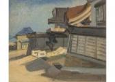 HIRATSUKA Unichi 1895-1997,Landscape of Hakodate,1924,Mainichi Auction JP 2018-11-30