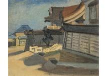 HIRATSUKA Unichi 1895-1997,Landscape of Hakodate,1924,Mainichi Auction JP 2019-11-08
