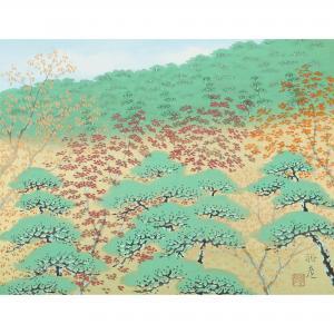 HIROHIKO UDA 1930-2004,AUTUMN IN ARASHIYAMA,New Art Est-Ouest Auctions JP 2022-07-23