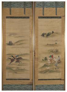 HIRONAO Sumiyoshi 1781-1828,Scene di caccia,Il Ponte Casa D'aste Srl IT 2014-07-15