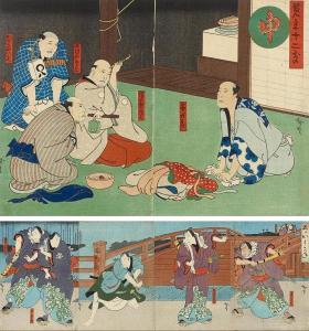 HIROSADA Utagawa 1820-1860,UNTITLED,Van Ham DE 2014-12-04