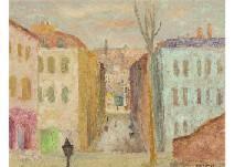 HIROSE Ko,Paris view (Montmartre),Mainichi Auction JP 2020-05-15