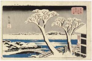 HIROSHIGE Ando 1797-1858,Matsuchiyama no yuki,Christie's GB 2005-09-22