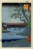 HIROSHIGE Ando 1797-1858,Oumayagashi, from the series Meisho Edo Hyakkei,1857,Mallet JP 2009-04-24