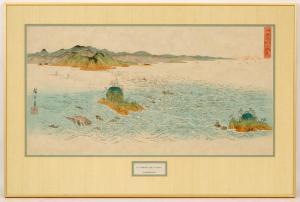 HIROSHIGE Ando 1797-1858,The Whirling Tide at Naruto,1857,Kamelot Auctions US 2019-08-22