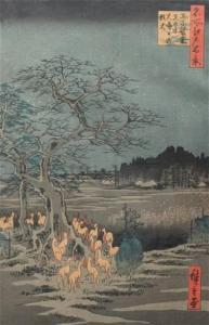 HIROSHIGE 1800-1800,Antique Japanese woodblock print,Chait US 2022-04-12