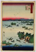 HIROSHIGE Suzuki Chimpei II 1826-1869,Ôshû Matsushima Shinkei Vue réelle de ,1859,Beaussant-Lefèvre 2024-02-02