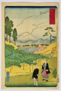 HIROSHIGE Suzuki Chimpei II 1826-1869,Aoyama Ryûganji/ Le temple Ryûganji à ,1867,Beaussant-Lefèvre 2024-02-02