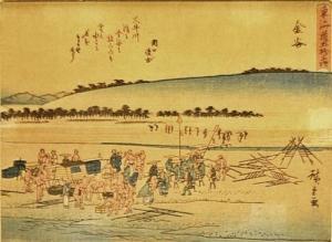 HIROSHIGE Suzuki Chimpei II 1826-1869,Negustori,GoldArt RO 2016-06-11