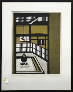 HIROYUKI Tajima 1911-1984,Fire-side,1971,Clars Auction Gallery US 2015-03-21