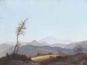 HIRSCH Christian Gotthard 1889-1977,Landschaft,1940,Jeschke-Greve-Hauff-Van Vliet DE 2021-06-28