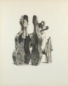 HIRSCH Joseph 1910-1981,Female Nude Playing a Cello,Burchard US 2018-02-25