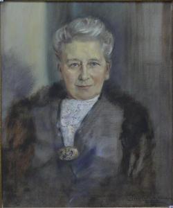 HIRSCH Peter 1889-1978,Porträt einer Dame mit Pelzkragen,Georg Rehm DE 2020-12-04