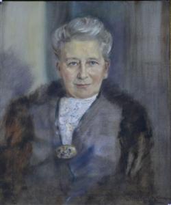 HIRSCH Peter 1889-1978,Porträt einer Dame mit Pelzkragen,Georg Rehm DE 2021-05-06