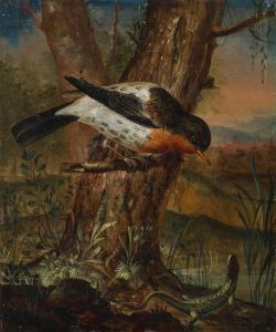 HIRSCHELY Caspar 1698-1743,LANDSCAPE WITH BIRD AND LIZARD,im Kinsky Auktionshaus AT 2023-06-20