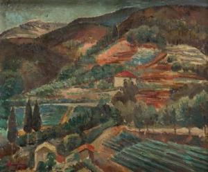 HIRSCHFANG Ignacy 1895-1943,Landscape from the South of France,Desa Unicum PL 2017-12-14
