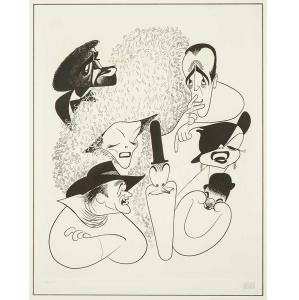 HIRSCHFELD Albert, Al 1903-2003,HOLLYWOOD,1977,William Doyle US 2011-06-22