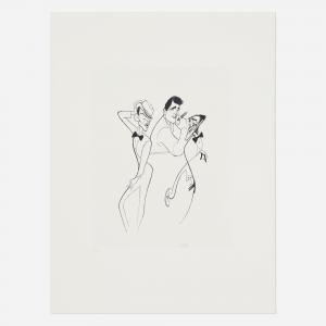 HIRSCHFELD Albert, Al 1903-2003,The Summit,2002,Toomey & Co. Auctioneers US 2024-03-07